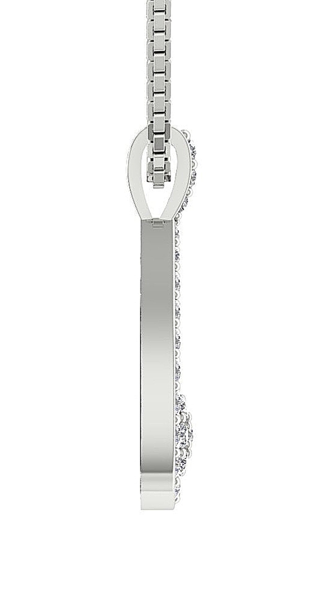 Fashion Pendants 14k/18k White Yellow Rose Gold I1/SI1 G 0.50 Carat Natural Diamond
