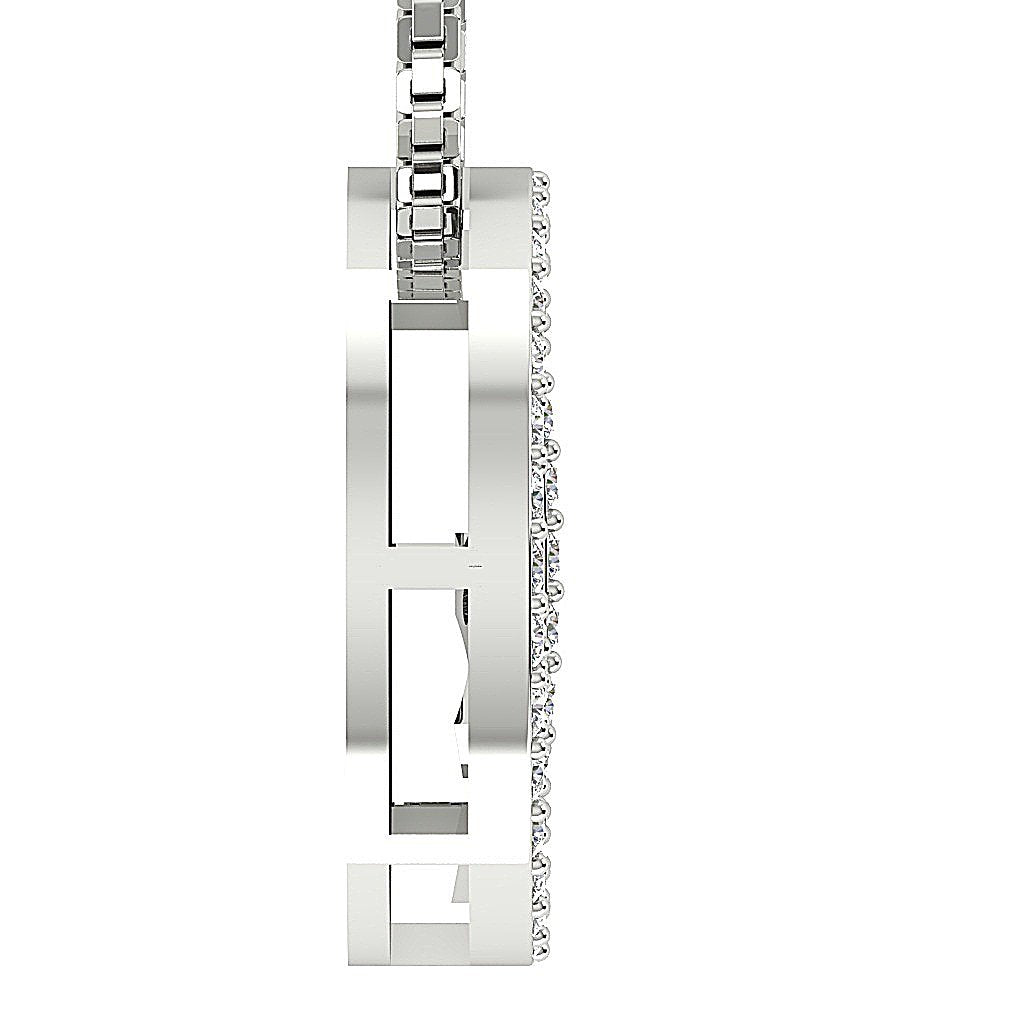 Natural Diamond Circle Of Love Engagement Pendants SI1/I1 G 0.50 Ct 14k/18k White Gold Prong Set