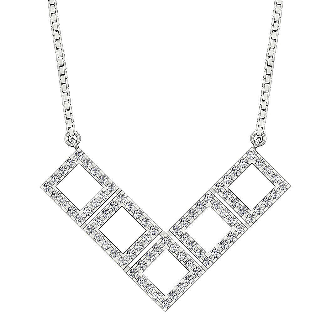 Unique Fashion Pendants SI1/I1 G 0.70 Carat Round Diamond 14k/18k Solid Gold