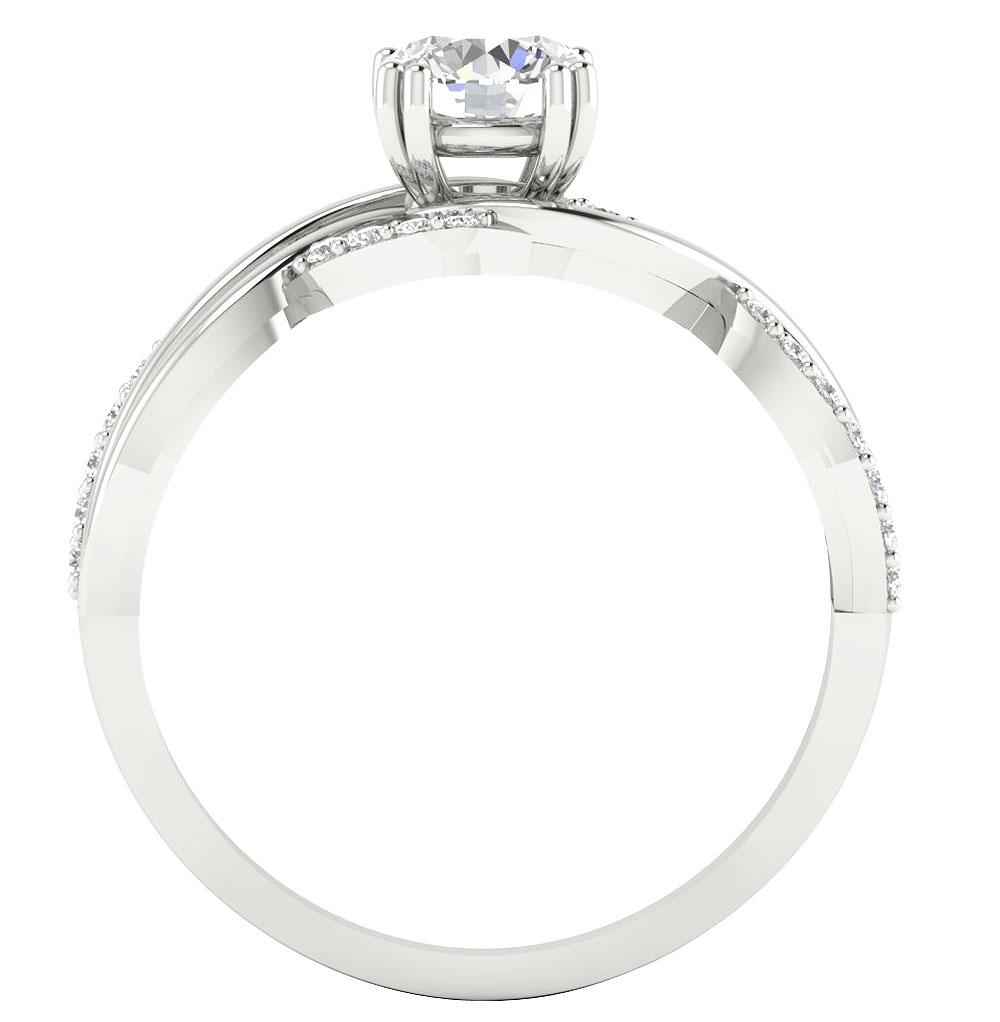 14k Rose Gold Solitaire Vintage Anniversary Ring Round Diamond SI1 G 1.00 Ct Prong Set 8.10 MM