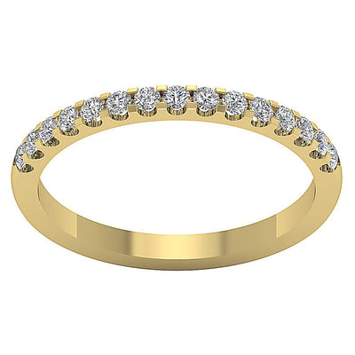 Wedding Ring I1 G 0.40 Ct Prong Set 14K White Yellow Rose Gold