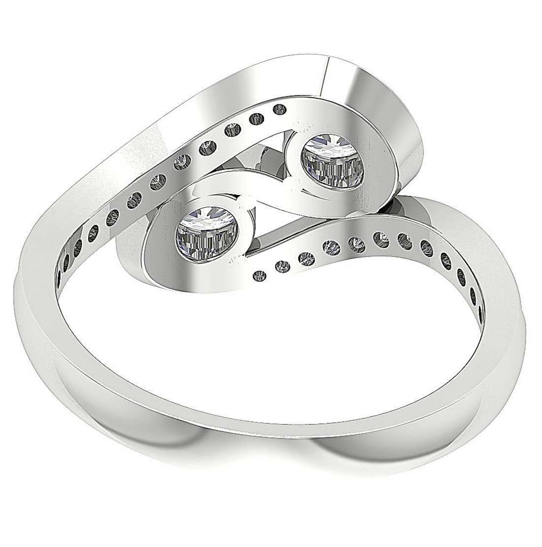 Designer Solitaire Halo Engagement Ring 14K Gold Natural Round Diamond SI1 G 1.00 Ct 12.40MM
