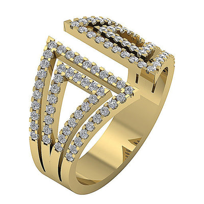 Prong Set Wedding Ring I1 G 0.85 Ct Round Diamond 14k White Yellow Rose Gold