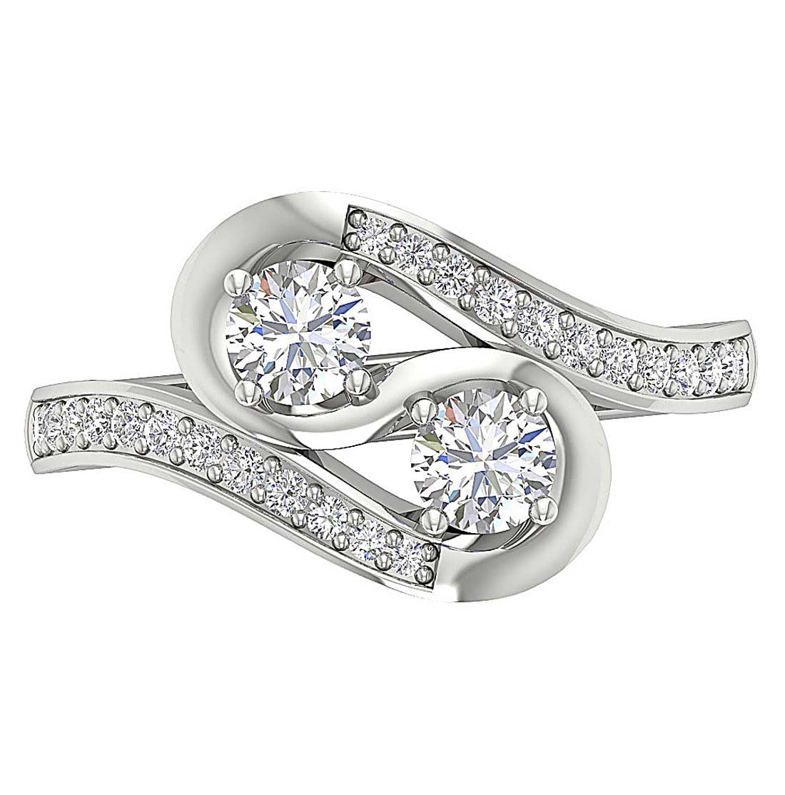 Designer Solitaire Halo Engagement Ring 14K Gold Natural Round Diamond SI1 G 1.00 Ct 12.40MM