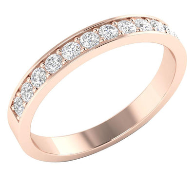 Engagement Round Cut Diamond Ring Prong Set SI1 G 0.50 Ct 3.00 MM