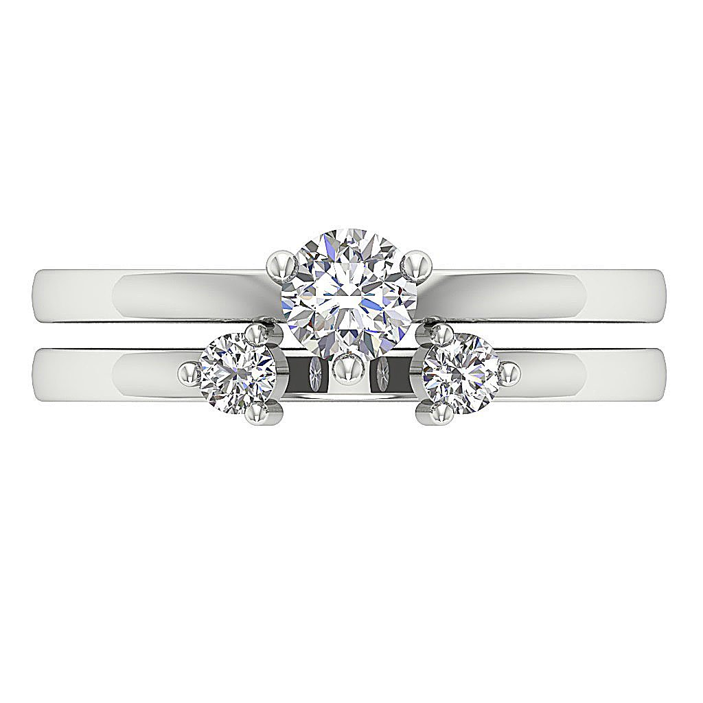 14K Solid Gold Bridal Solitaire Wedding Ring Prong Set I1 G 5.50 Ct Diamond 6.20 MM