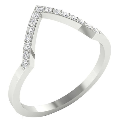Designer Wedding Ring Genuine Diamond SI1 G 0.25 Ct 14k Solid Gold Prong Set 2.10 MM