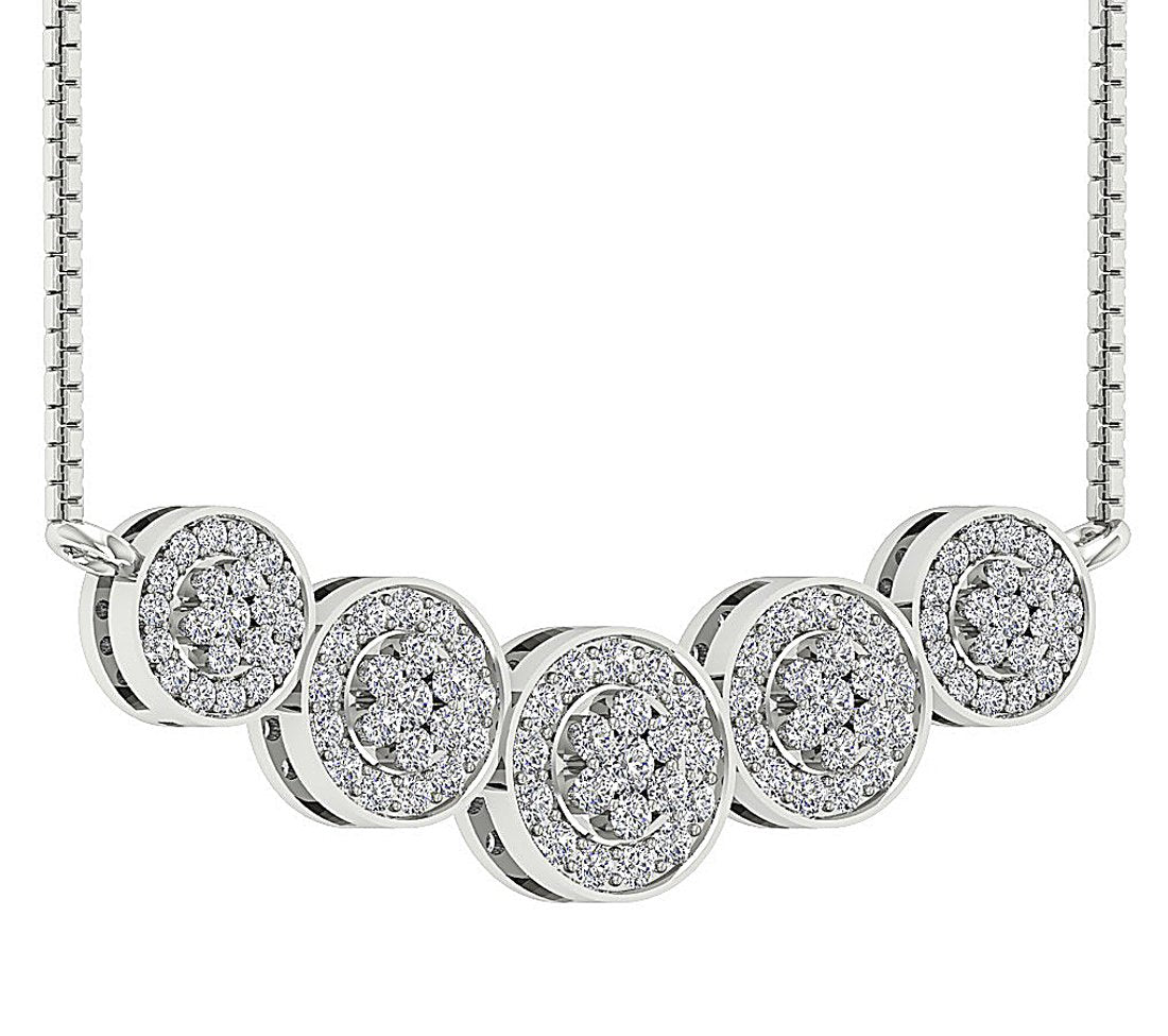 Natural Diamond 14k/18k Gold Designer Fashion Pendants VVS1/VS1/SI1/I1 1.00 Carat