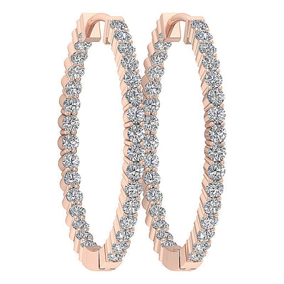 VintageNaturalDiamondEarringSet14kGold