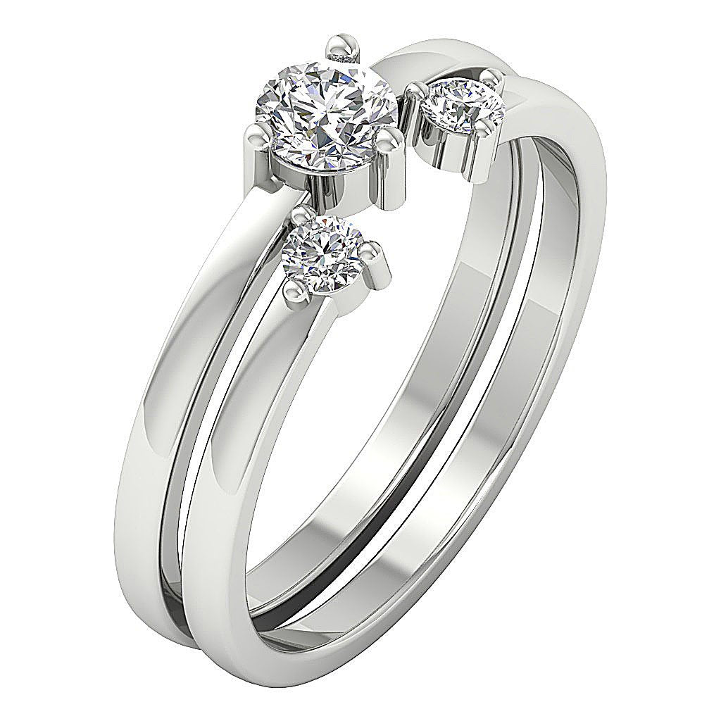 14K Solid Gold Bridal Solitaire Wedding Ring Prong Set I1 G 5.50 Ct Diamond 6.20 MM