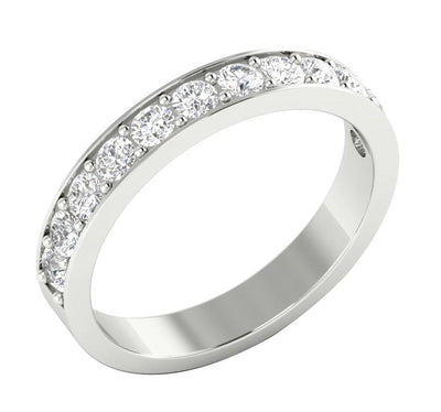 Engagement Genuine Diamond Ring SI1 G 1.00 Ct Round Cut Diamond Prong Set 3.60 MM
