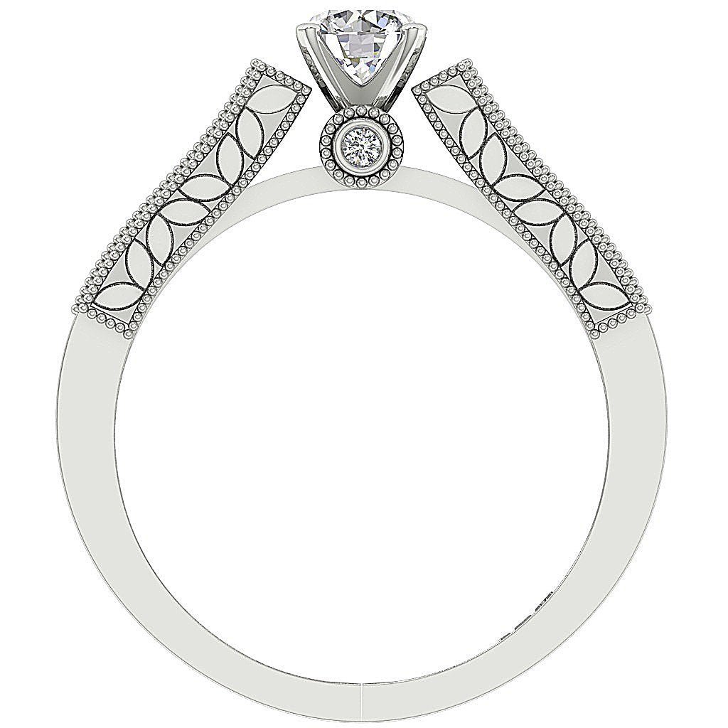 14kWhiteGoldFrontViewSolitaireRoundDiamondRing