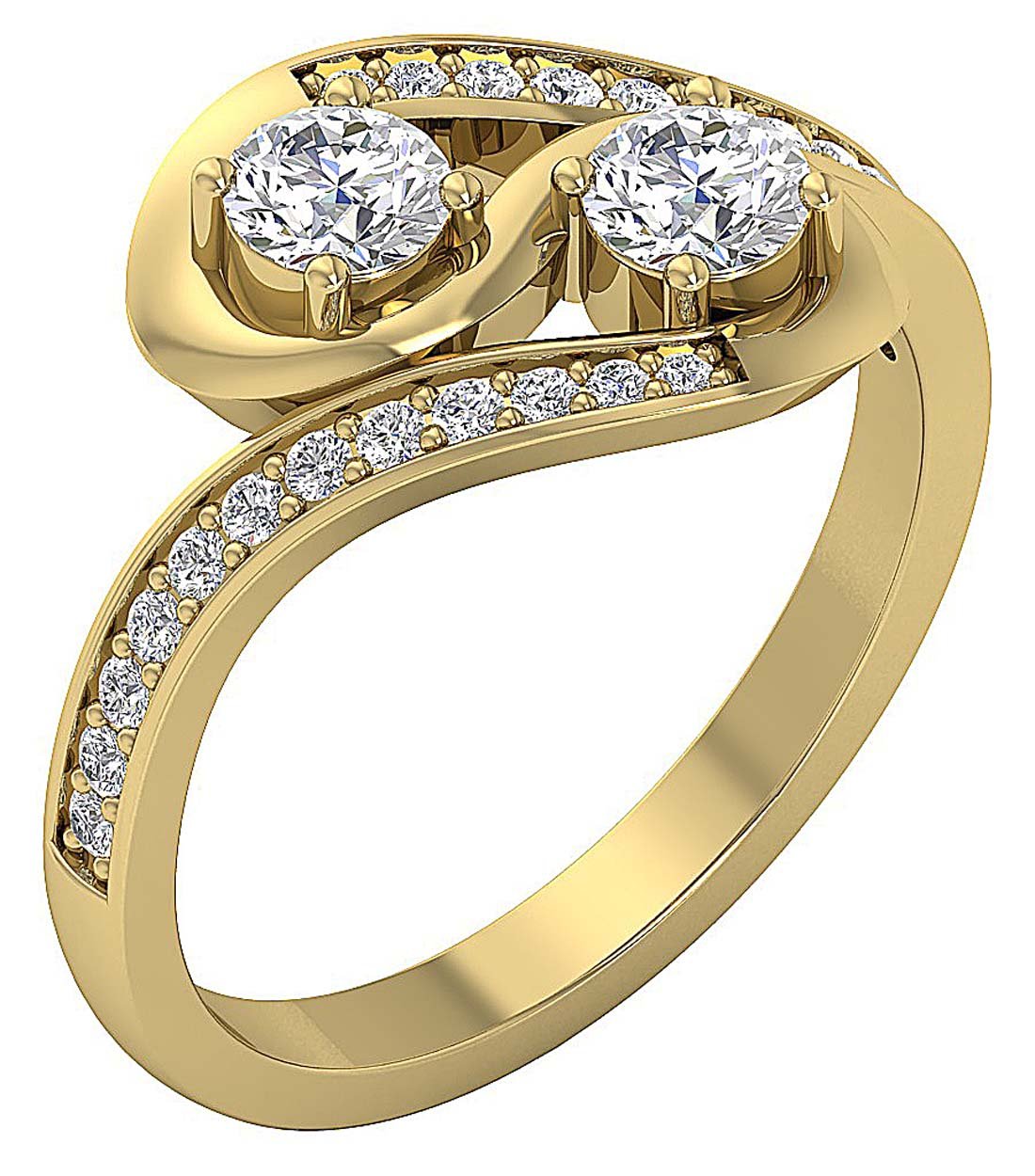 Designer Solitaire Halo Engagement Ring 14K Gold Natural Round Diamond SI1 G 1.00 Ct 12.40MM